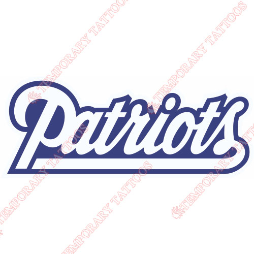 New England Patriots Customize Temporary Tattoos Stickers NO.598